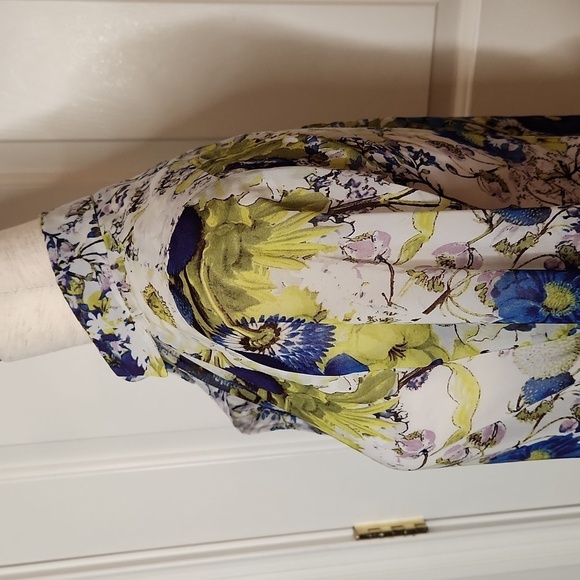 Zara Woman Sheer Floral Print Blouse Size XS - Picture 7 of 16